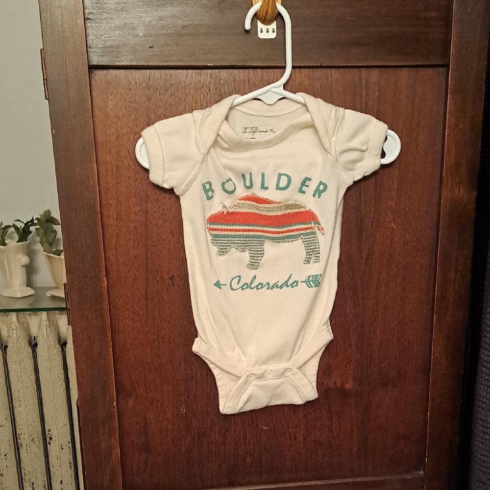 Adkid Lifesyle Size 6 Months Boulder Colorado Onesie